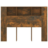 Vidaxl hoofdbordkast 140x18,5x104,5 cm gerookt eikenkleurig