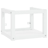 Vidaxl wastafelframe met inbouwwastafel ijzer wit