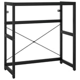 Vidaxl wastafelframe met inbouwwastafel ijzer zwart