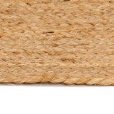 Vidaxl Teppich um 180 cm geflochtene Jute