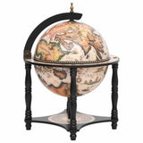 Vidaxl globebar massief eucalyptushout zwart