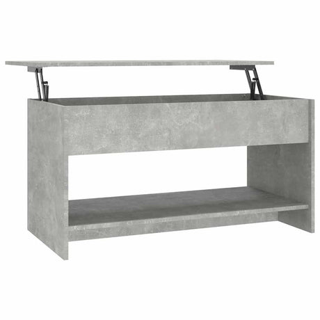 Vidaxl salontafel 102x50x52,5 cm bewerkt hout betongrijs