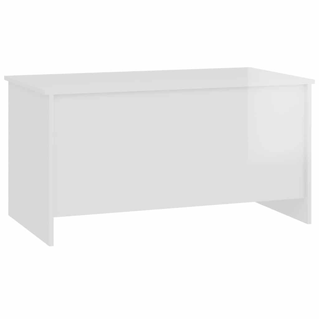 Vidaxl salontafel 102x55,5x52,5 cm bewerkt hout hoogglans wit