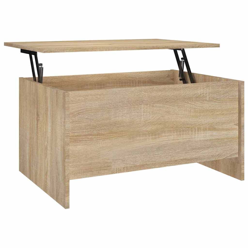 Vidaxl salontafel 80x55,5x41,5 cm bewerkt hout sonoma eikenkleurig