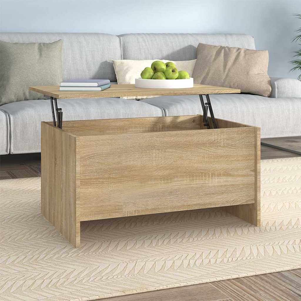 Vidaxl salontafel 80x55,5x41,5 cm bewerkt hout sonoma eikenkleurig