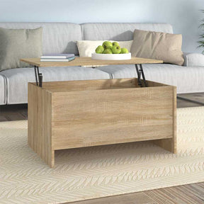 Vidaxl salontafel 80x55,5x41,5 cm bewerkt hout sonoma eikenkleurig