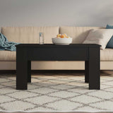 Vidaxl salontafel 101x49x52 cm bewerkt hout zwart