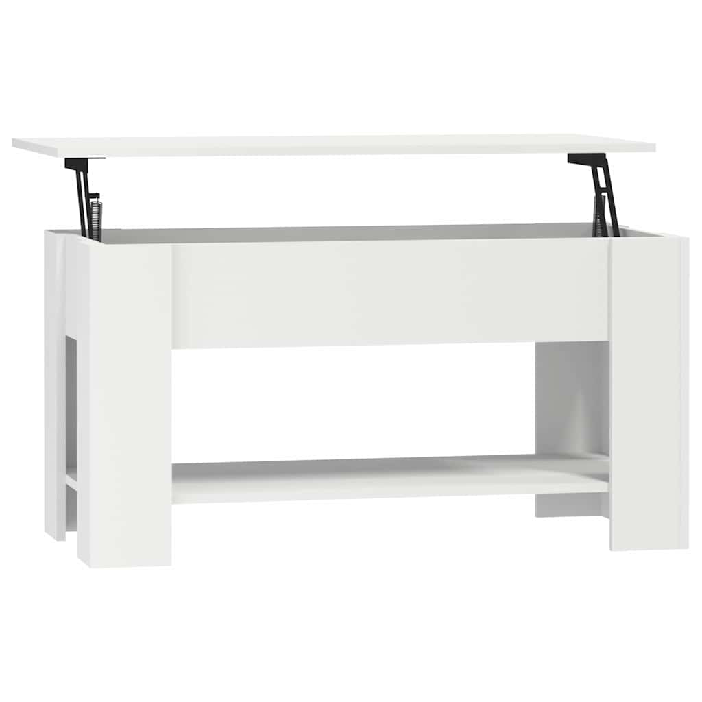 Vidaxl salontafel 101x49x52 cm bewerkt hout wit