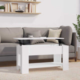 Vidaxl salontafel 101x49x52 cm bewerkt hout wit