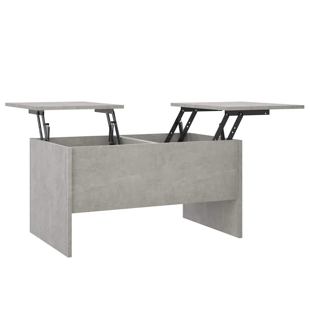 Vidaxl salontafel 80x50x42,5 cm bewerkt hout betongrijs