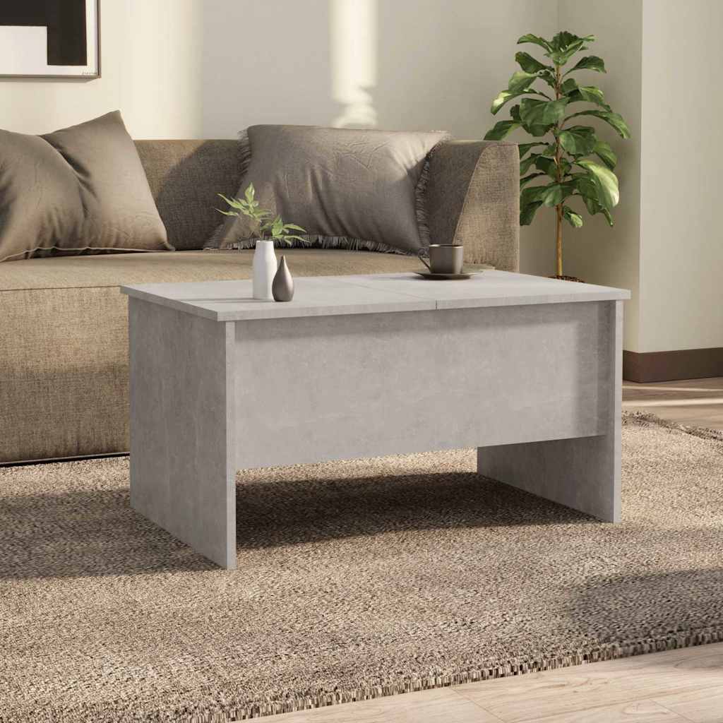 Vidaxl salontafel 80x50x42,5 cm bewerkt hout betongrijs