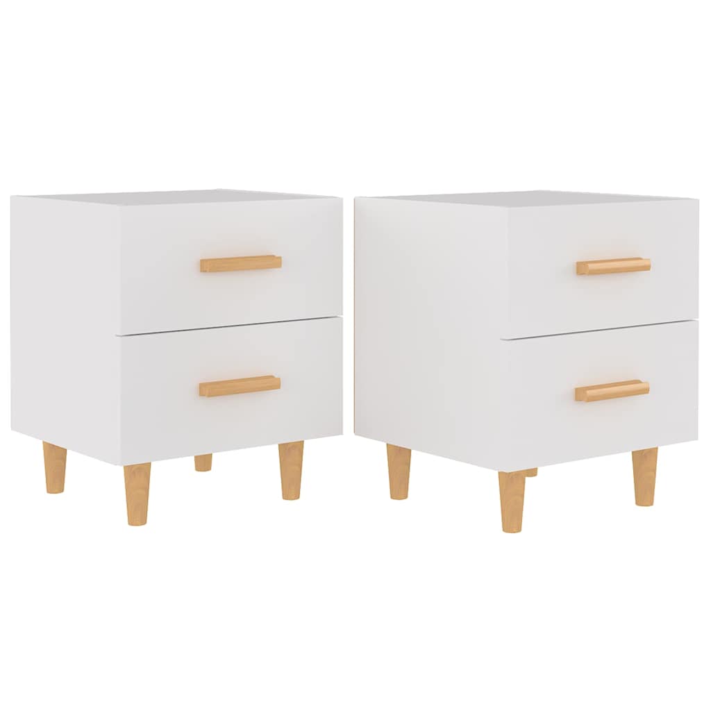Vidaxl nachtkastjes 2 st 40x35x47,5 cm wit