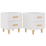 Vidaxl nachtkastjes 2 st 40x35x47,5 cm wit
