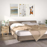 Vidaxl nachtkastjes 2 st 40x35x47,5 cm sonoma eikenkleurig