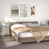 Vidaxl nachtkastjes 2 st 40x35x47,5 cm betongrijs