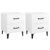 Vidaxl nachtkastjes 2 st 40x35x47,5 cm wit