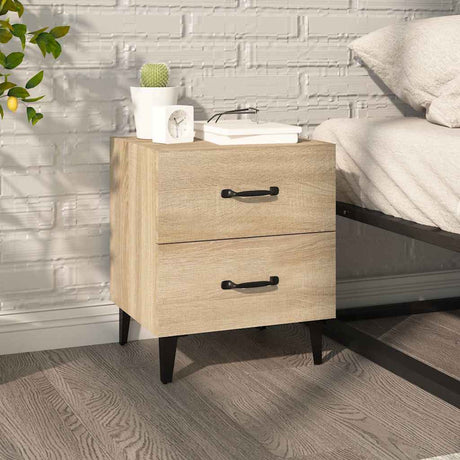 Vidaxl nachtkastje 40x35x47,5 cm sonoma eikenkleurig