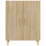Vidaxl dressoir 70x34x90 cm bewerkt hout sonoma eikenkleurig