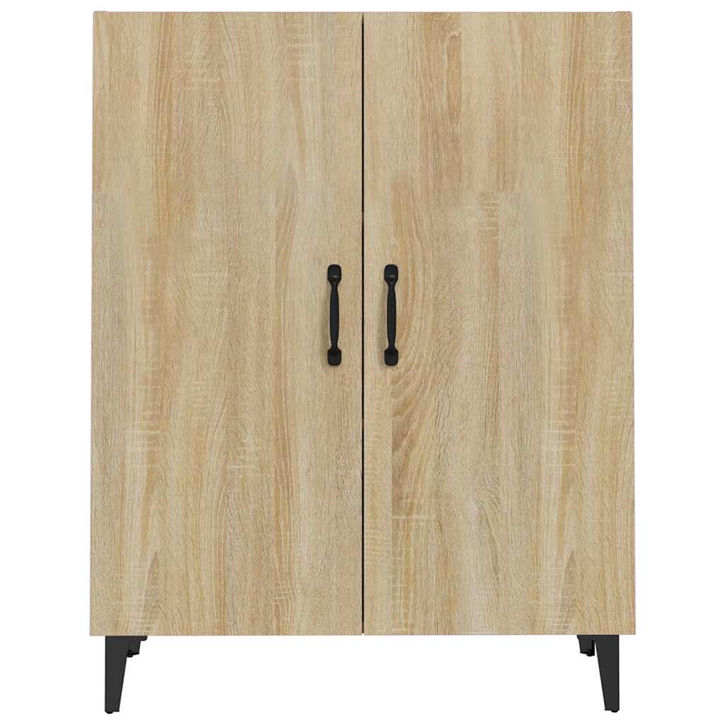 Vidaxl dressoir 70x34x90 cm bewerkt hout sonoma eikenkleurig
