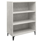 Vidaxl dressoir 69,5x32,5x90 cm bewerkt hout betongrijs