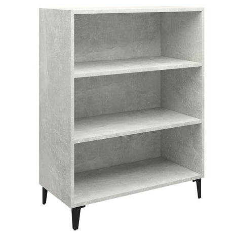 Vidaxl dressoir 69,5x32,5x90 cm bewerkt hout betongrijs