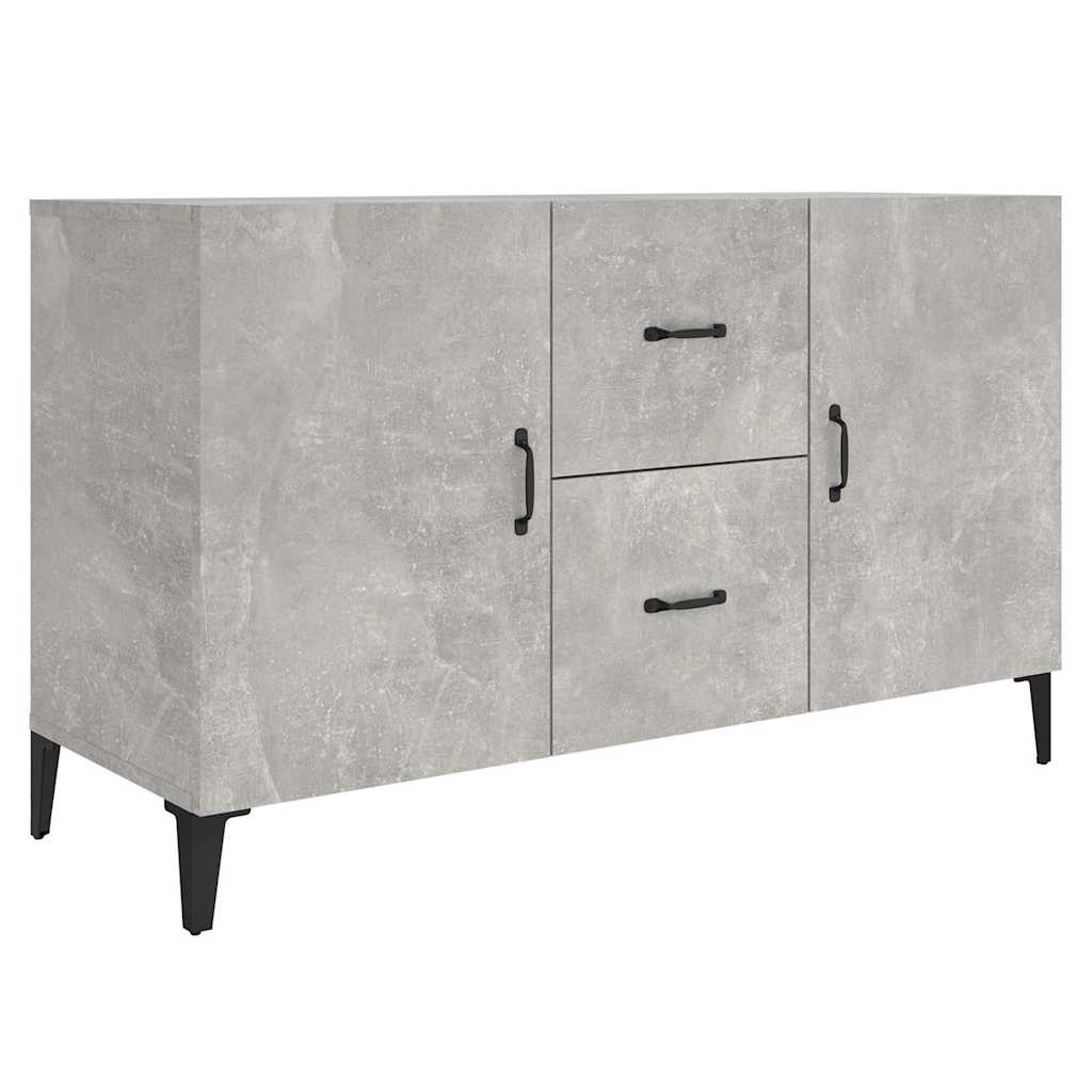 Vidaxl dressoir 100x36x60 cm bewerkt hout betongrijs