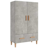 Vidaxl hoge kast 70x31x115 cm bewerkt hout betongrijs
