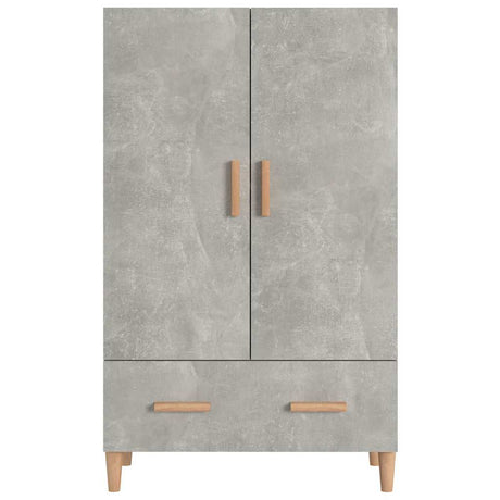 Vidaxl hoge kast 70x31x115 cm bewerkt hout betongrijs