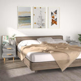 Vidaxl nachtkastjes 2 st 40x35x47,5 cm grijs sonoma eikenkleurig