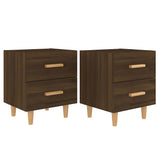 Vidaxl nachtkastjes 2 st 40x35x47,5 cm bruin eikenkleur