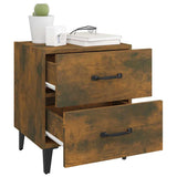 Vidaxl nachtkastjes 2 st 40x35x47,5 cm gerookt eikenkleurig