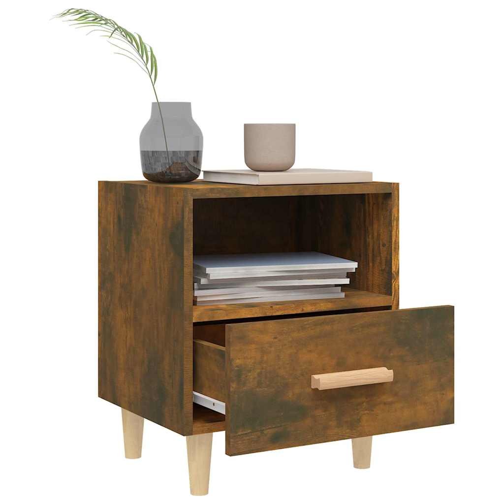 Vidaxl nachtkastjes 2 st 40x35x47 cm gerookt eikenkleurig