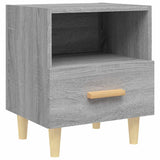 Vidaxl nachtkastje 40x35x47 cm grijs sonoma eikenkleurig