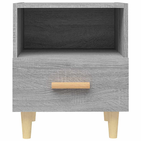 Vidaxl nachtkastje 40x35x47 cm grijs sonoma eikenkleurig