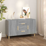 Vidaxl dressoir 100x36x60 cm bewerkt hout grijs sonoma eikenkleurig