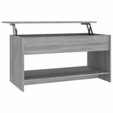 Vidaxl salontafel 102x50x52,5 cm bewerkt hout grijs sonoma eikenkleur