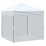 Vidaxl Partytent faltbar mit Seitenwänden 2x2 m weiß