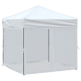 Vidaxl Partytent faltbar mit Seitenwänden 2x2 m weiß