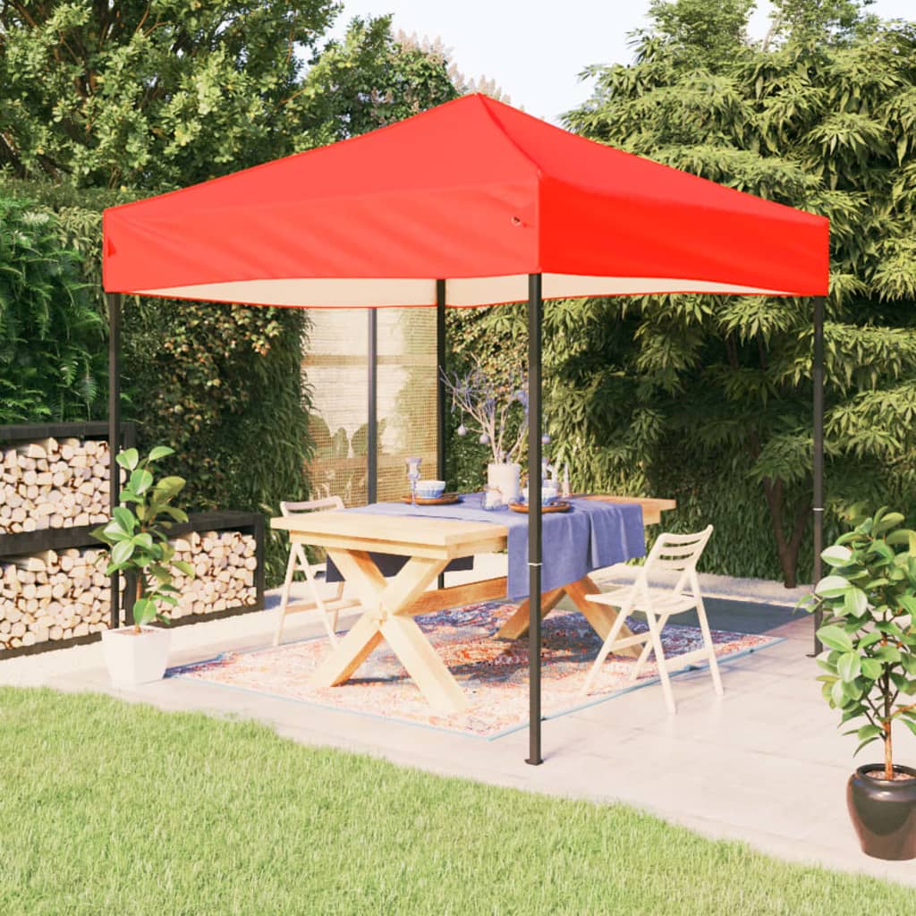 Vidaxl Partytent faltbar 3x3 m rot