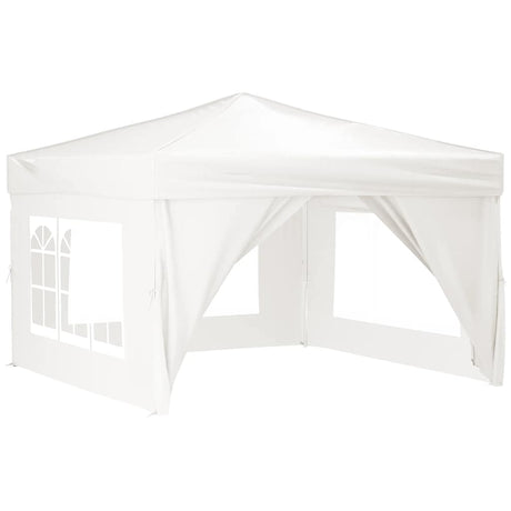 Vidaxl Partytent faltbar mit Seitenwänden 3x3 m weiß