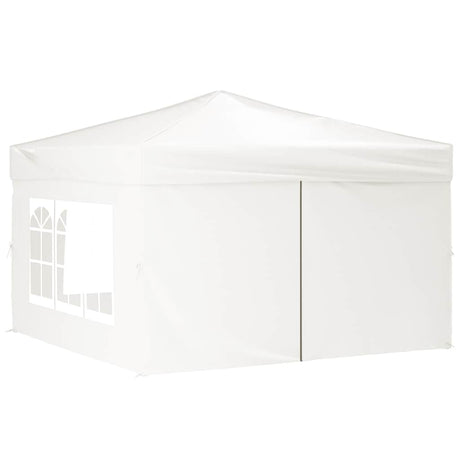 Vidaxl Partytent faltbar mit Seitenwänden 3x3 m weiß