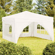 Vidaxl Partytent faltbar mit Seitenwänden 3x3 m weiß