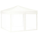 Vidaxl Partytent faltbar mit Seitenwänden 3x3 m weiß