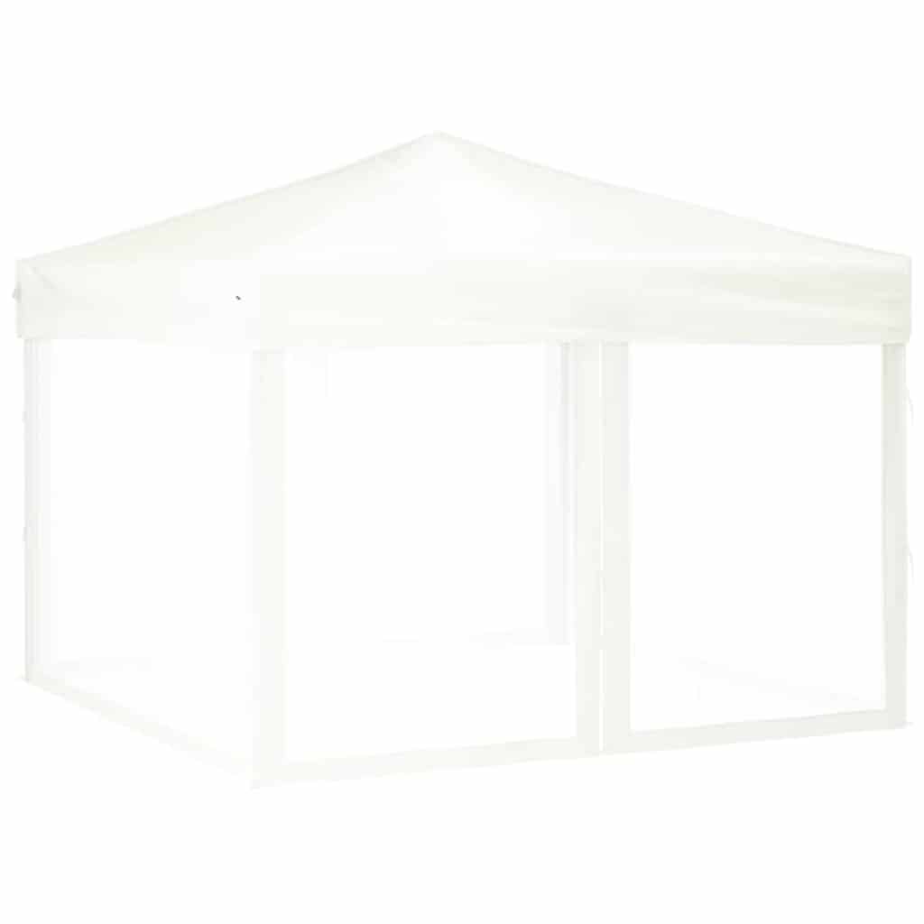 Vidaxl Partytent faltbar mit Seitenwänden 3x3 m weiß