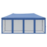 Vidaxl Partytent faltbar mit Seitenwänden 3x6 m blau