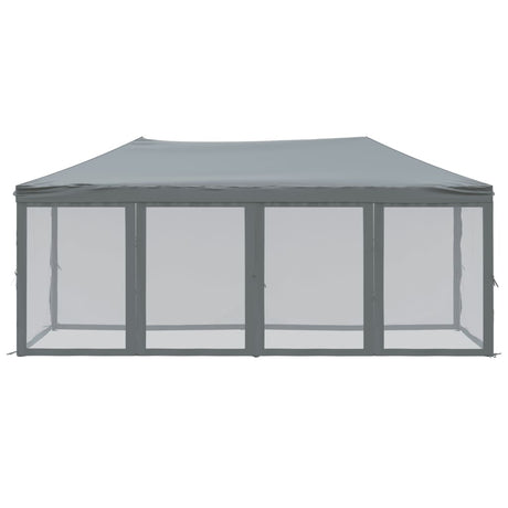 Vidaxl partytent faltbar mit Seitenwänden 3x6 m Anthrazit -gelenkt
