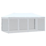 Vidaxl Partytent faltbar mit Seitenwänden 3x6 m weiß