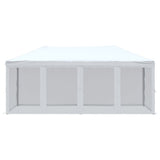 Vidaxl Partytent faltbar mit Seitenwänden 3x6 m weiß