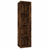 Vidaxl boekenkast tv-meubel 36x30x143 cm bewerkt hout gerookt eiken