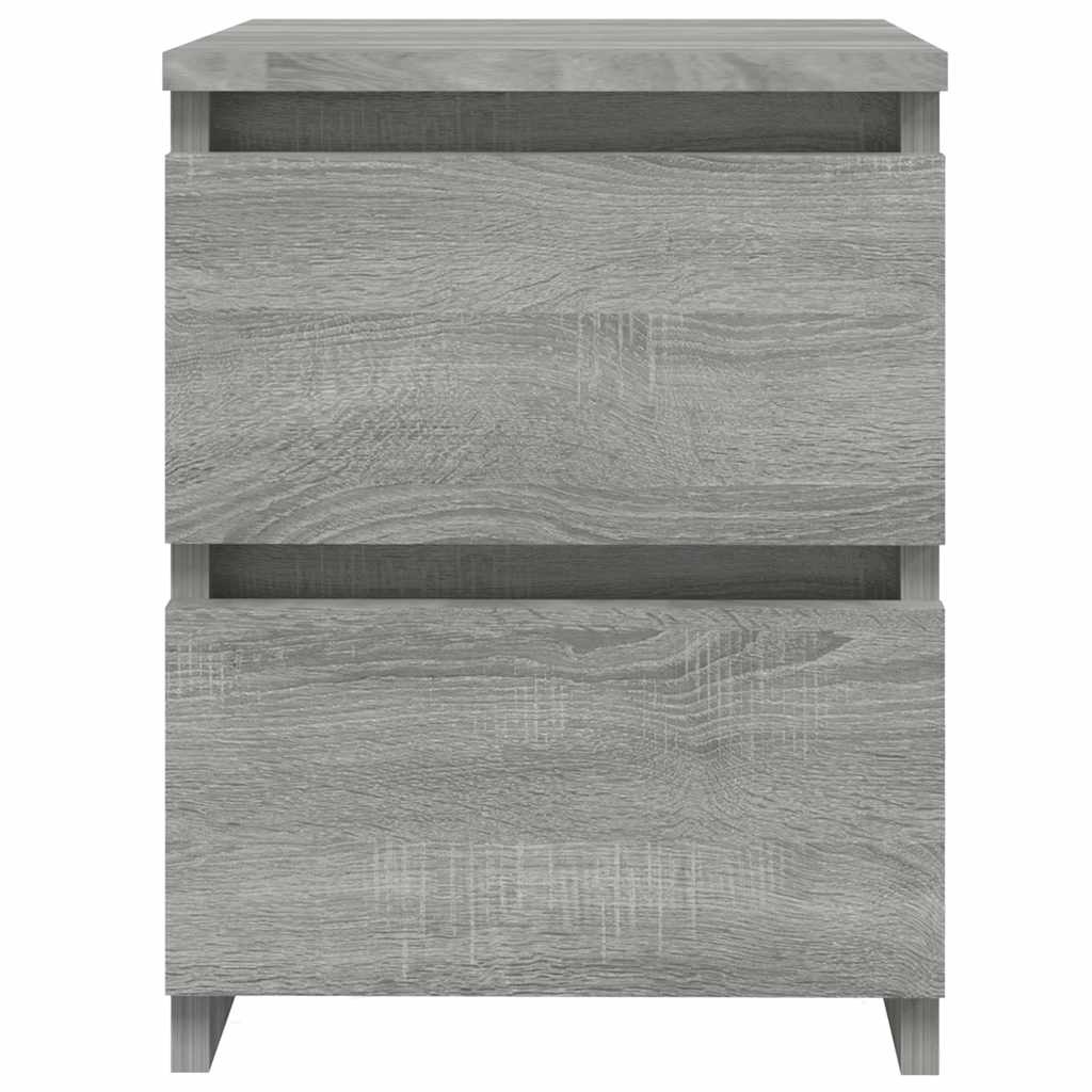 Vidaxl nachtkastje grijs sonoma 30x30x40 cm engineered wood